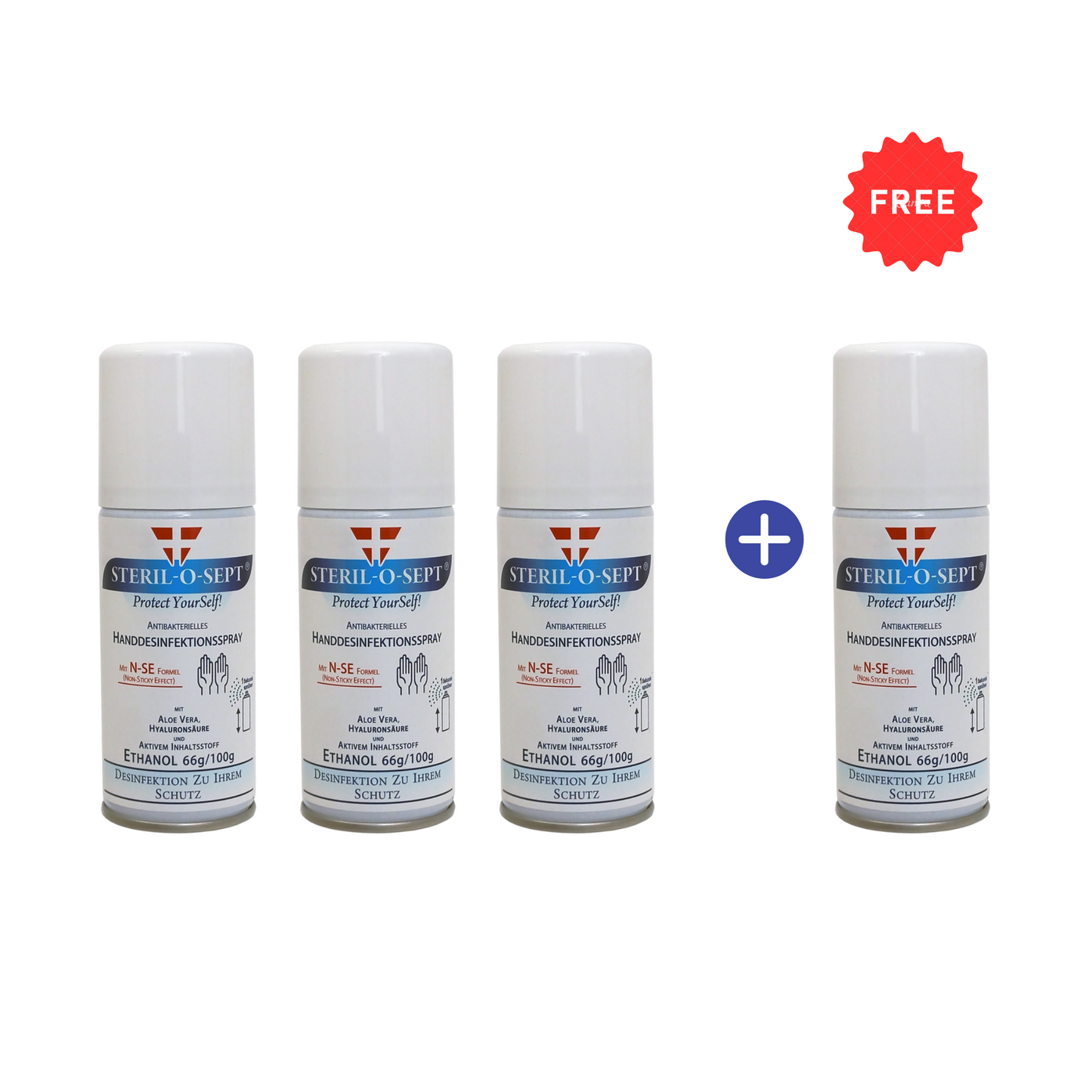 STERIL-O-SEPT Premium Hand Desinfection Spray - AEROSOL 100ml