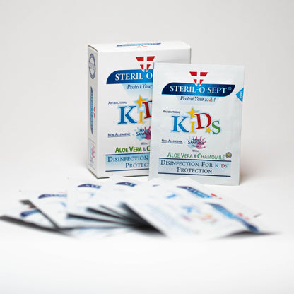 STERIL-O-SEPT Premium Hand Sanitizer - Kids Tissues