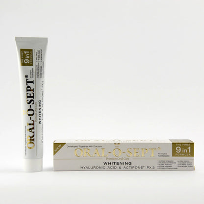 ORAL-O-SEPT Premium Toothpaste Quadro POWER & WHITENING (Pack of 3+1 GRATIS)
